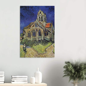 The Church at Auvers by Vincent van Gogh - Wood Prints - 60x90 cm / 24x36″ - 10 mm