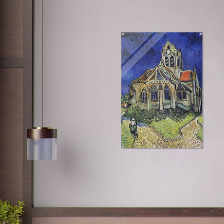 The Church at Auvers by Vincent van Gogh - Acrylic Print - 70x100 cm / 28x40″ - 