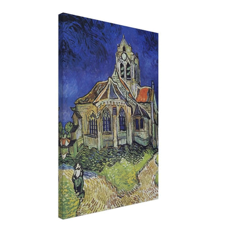 The Church at Auvers by Vincent van Gogh - Canvas - 40x60 cm / 16x24″ - Slim