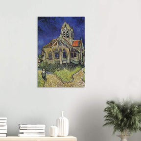 The Church at Auvers by Vincent van Gogh - Wood Prints - 50x75 cm / 20x30″ - 20 mm