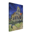 The Church at Auvers by Vincent van Gogh - Canvas - 30x45 cm / 12x18″ - Slim