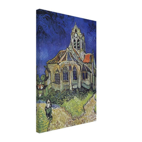 The Church at Auvers by Vincent van Gogh - Canvas - 40x60 cm / 16x24″ - Thick