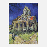 The Church at Auvers by Vincent van Gogh - Aluminum Print - 70x100 cm / 28x40″ - 