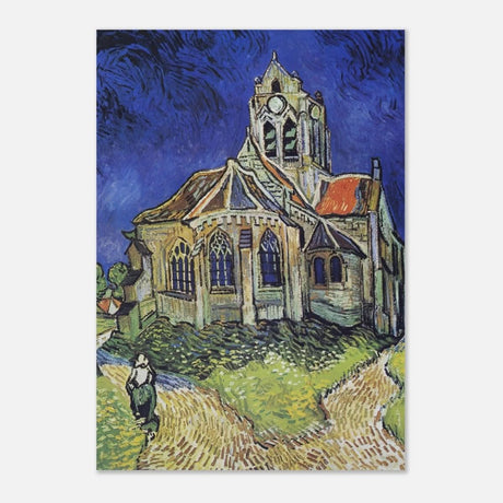 The Church at Auvers by Vincent van Gogh - Aluminum Print - 70x100 cm / 28x40″ - 