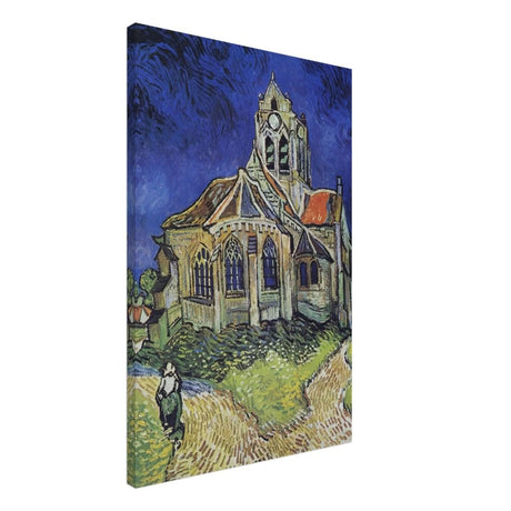 The Church at Auvers by Vincent van Gogh - Canvas - 60x90 cm / 24x36″ - Thick