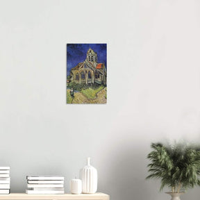 The Church at Auvers by Vincent van Gogh - Wood Prints - 30x45 cm / 12x18″ - 20 mm
