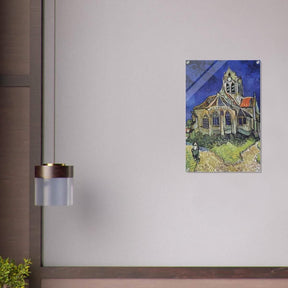 The Church at Auvers by Vincent van Gogh - Acrylic Print - 50x75 cm / 20x30″ - 