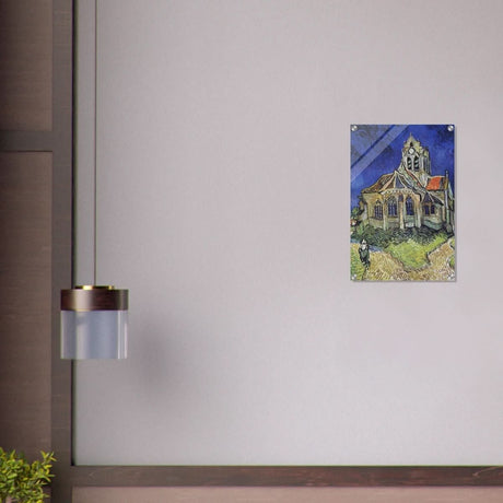 The Church at Auvers by Vincent van Gogh - Acrylic Print - 40x60 cm / 16x24″ - 