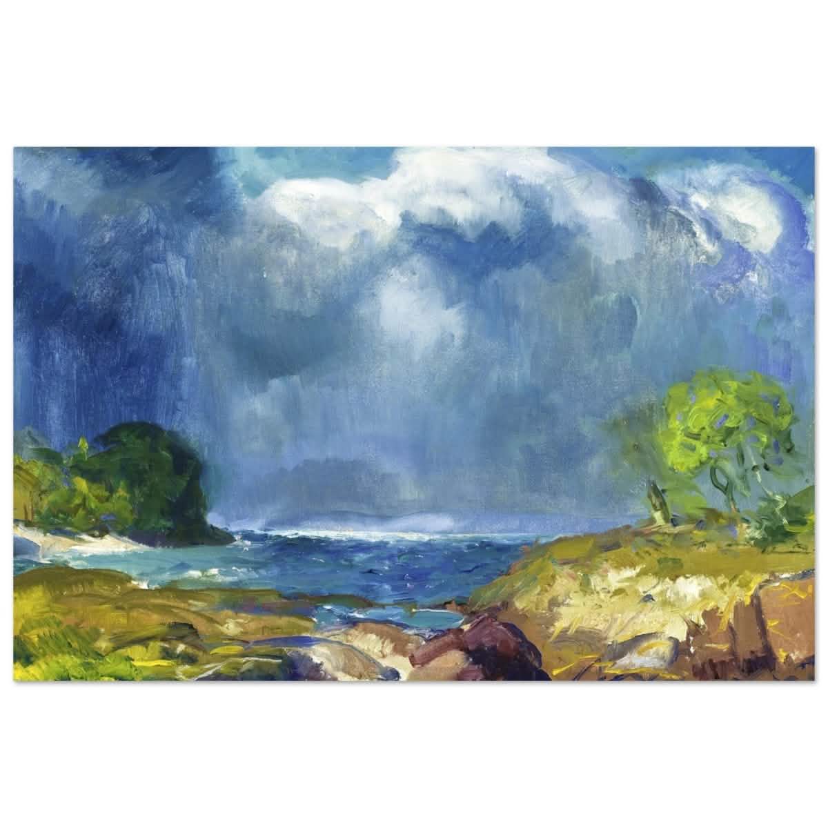 The Coming Storm by George Bellows 1916 Wall | art print - 50x75 cm / 20x30″ - Aluminum Print - 