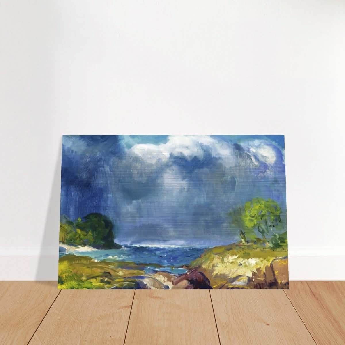 The Coming Storm by George Bellows 1916 Wall | art print - 40x60 cm / 16x24″ - Brushed Aluminum Print - 