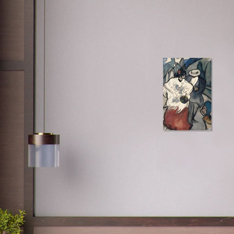 The Couple (espagnol), by Pablo Picasso 1901 | Vintage Collection | wall Art prints - Acrylic Print - 40x60 cm / 16x24″ - 