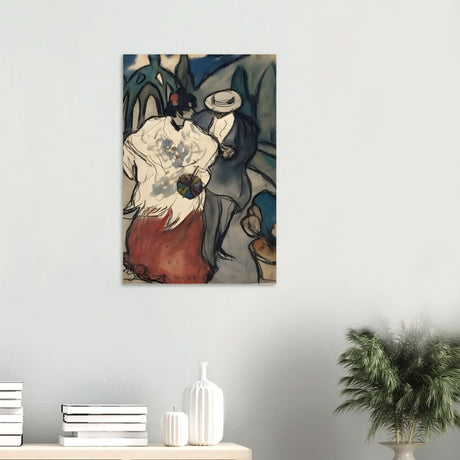 The Couple (espagnol), by Pablo Picasso 1901 | Vintage Collection | wall Art prints - Wood Prints - 50x75 cm / 20x30″ - 10 mm