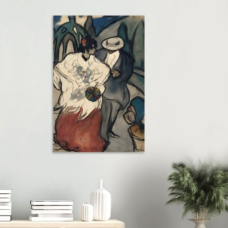 The Couple (espagnol), by Pablo Picasso 1901 | Vintage Collection | wall Art prints - Wood Prints - 60x90 cm / 24x36″ - 10 mm