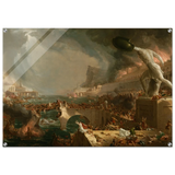The Course of Empire – Destruction by Thomas Cole | Classic Historical Art Print - Acrylic Print - 70x100 cm / 28x40″ - 