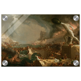 The Course of Empire – Destruction by Thomas Cole | Classic Historical Art Print - Acrylic Print - 20x30 cm / 8x12″ - 