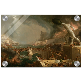 The Course of Empire – Destruction by Thomas Cole | Classic Historical Art Print - Acrylic Print - 20x30 cm / 8x12″ - 