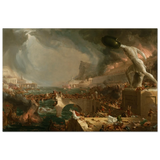 The Course of Empire – Destruction by Thomas Cole | Classic Historical Art Print - Fine Art Poster - 30x45 cm / 12x18″ - 