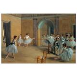 The Dance Foyer at The Opera, 1872 – Edgar Degas Wall Art Print - Fine Art Poster - 30x45 cm / 12x18″ - 