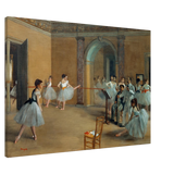 The Dance Foyer at The Opera, 1872 – Edgar Degas Wall Art Print - Canvas - 70x100 cm / 28x40″ - 
