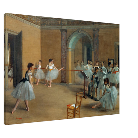 The Dance Foyer at The Opera, 1872 – Edgar Degas Wall Art Print - Canvas - 70x100 cm / 28x40″ - 