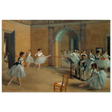 The Dance Foyer at The Opera, 1872 – Edgar Degas Wall Art Print - Wood Prints - 40x60 cm / 16x24″ - 