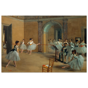 The Dance Foyer at The Opera, 1872 – Edgar Degas Wall Art Print - Wood Prints - 40x60 cm / 16x24″ - 