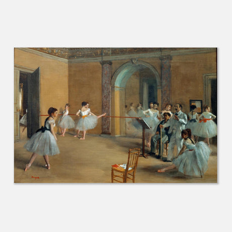 The Dance Foyer at The Opera, 1872 – Edgar Degas Wall Art Print - Aluminum Print - 30x45 cm / 12x18″ - 