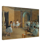 The Dance Foyer at The Opera, 1872 – Edgar Degas Wall Art Print - Canvas - 40x60 cm / 16x24″ - 