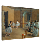 The Dance Foyer at The Opera, 1872 – Edgar Degas Wall Art Print - Canvas - 50x75 cm / 20x30″ - 