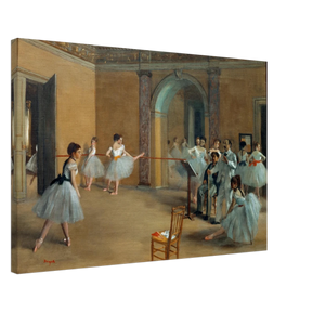 The Dance Foyer at The Opera, 1872 – Edgar Degas Wall Art Print - Canvas - 50x75 cm / 20x30″ - 