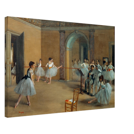 The Dance Foyer at The Opera, 1872 – Edgar Degas Wall Art Print - Canvas - 50x75 cm / 20x30″ - 