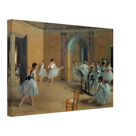 The Dance Foyer at The Opera, 1872 – Edgar Degas Wall Art Print - Canvas - 30x45 cm / 12x18″ - 