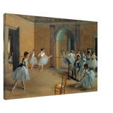 The Dance Foyer at The Opera, 1872 – Edgar Degas Wall Art Print - Canvas - 60x90 cm / 24x36″ - 