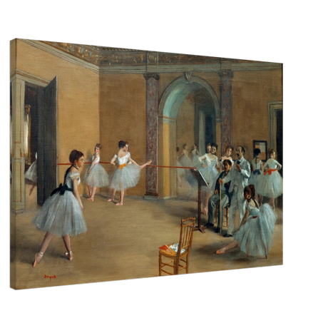 The Dance Foyer at The Opera, 1872 – Edgar Degas Wall Art Print - Canvas - 60x90 cm / 24x36″ - 