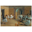 The Dance Foyer at The Opera, 1872 – Edgar Degas Wall Art Print - Fine Art Poster - 60x90 cm / 24x36″ - 