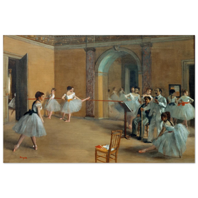 The Dance Foyer at The Opera, 1872 – Edgar Degas Wall Art Print - Fine Art Poster - 60x90 cm / 24x36″ - 