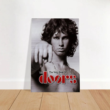 The Doors – A Tribute to Jim Morrison & Rock’s Poetic Rebel - 30x45 cm / 12x18″ - Brushed Aluminum Print - 
