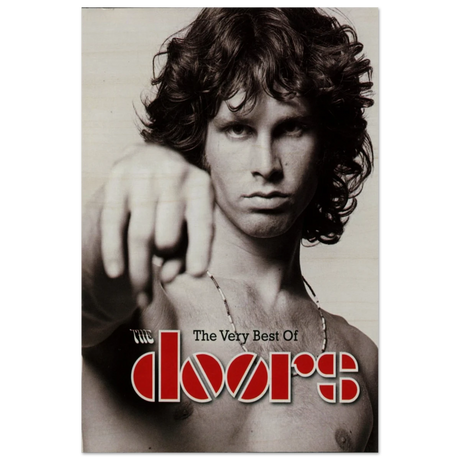 The Doors – A Tribute to Jim Morrison & Rock’s Poetic Rebel - 50x75 cm / 20x30″ - Wood Prints - 