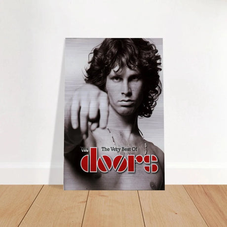 The Doors – A Tribute to Jim Morrison & Rock’s Poetic Rebel - 40x60 cm / 16x24″ - Brushed Aluminum Print - 
