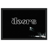 The Doors – Rock’s Poetic Rebel - 50x75 cm / 20x30″ - Framed Canvas - Black frame