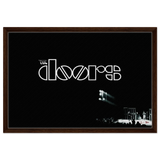 The Doors – Rock’s Poetic Rebel - 50x75 cm / 20x30″ - Framed Canvas - Dark wood frame