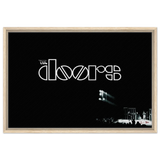 The Doors – Rock’s Poetic Rebel - 50x75 cm / 20x30″ - Framed Canvas - Wood frame