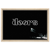The Doors – Rock’s Poetic Rebel - 40x60 cm / 16x24″ - Framed Canvas - Wood frame
