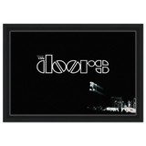 The Doors – Rock’s Poetic Rebel - 30x45 cm / 12x18″ - Framed Canvas - Black frame