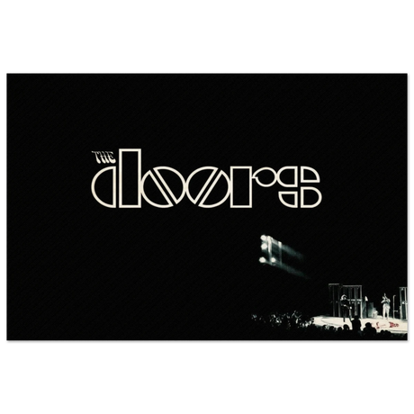 The Doors – Rock’s Poetic Rebel - 50x75 cm / 20x30″ - Wood Prints - 