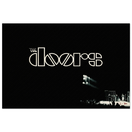 The Doors – Rock’s Poetic Rebel - 60x90 cm / 24x36″ - Wood Prints - 