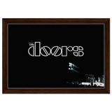 The Doors – Rock’s Poetic Rebel - 30x45 cm / 12x18″ - Framed Canvas - Dark wood frame