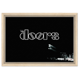 The Doors – Rock’s Poetic Rebel - 30x45 cm / 12x18″ - Framed Canvas - Wood frame