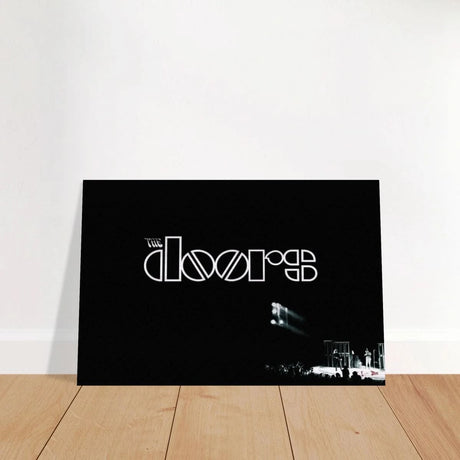 The Doors – Rock’s Poetic Rebel - 60x90 cm / 24x36″ - Brushed Aluminum Print - 