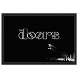 The Doors – Rock’s Poetic Rebel - 60x90 cm / 24x36″ - Framed Canvas - Black frame